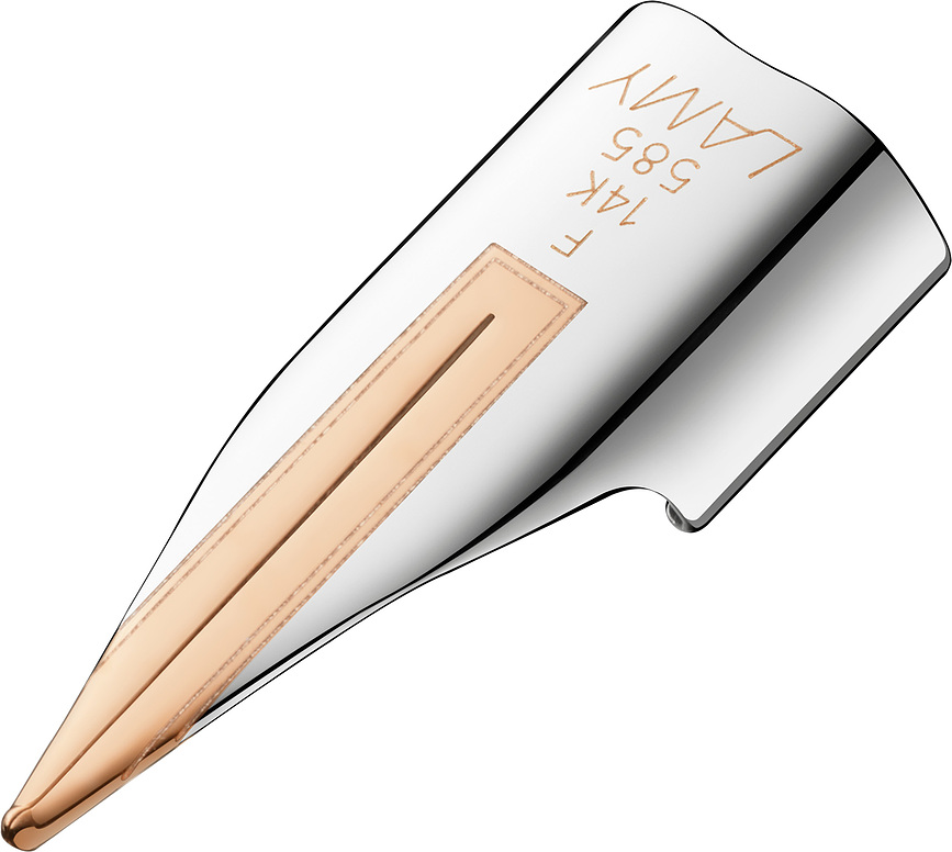 Перо для пір'яної ручки Lamy Z58 F, рожеве, з 14-каратного золота