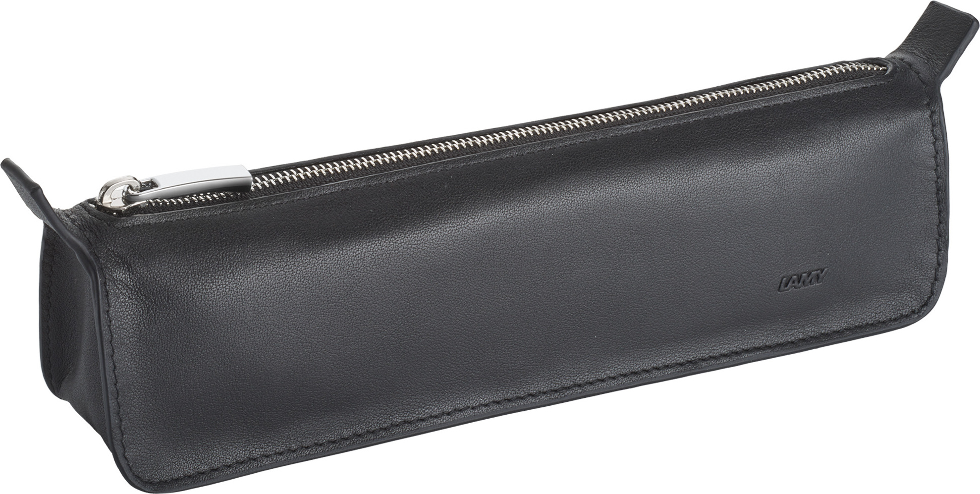 Piórnik Lamy trójkątny czarny skórzany