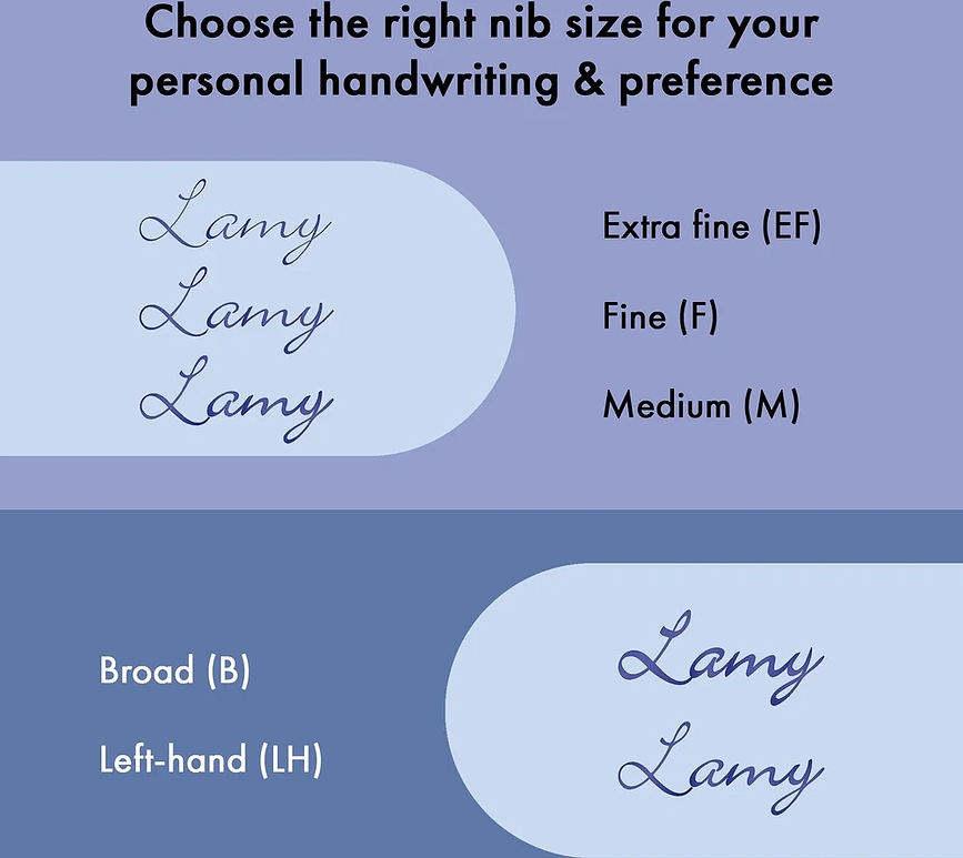 Pluma Estilográfica Al-star, punta F, azul oscuro