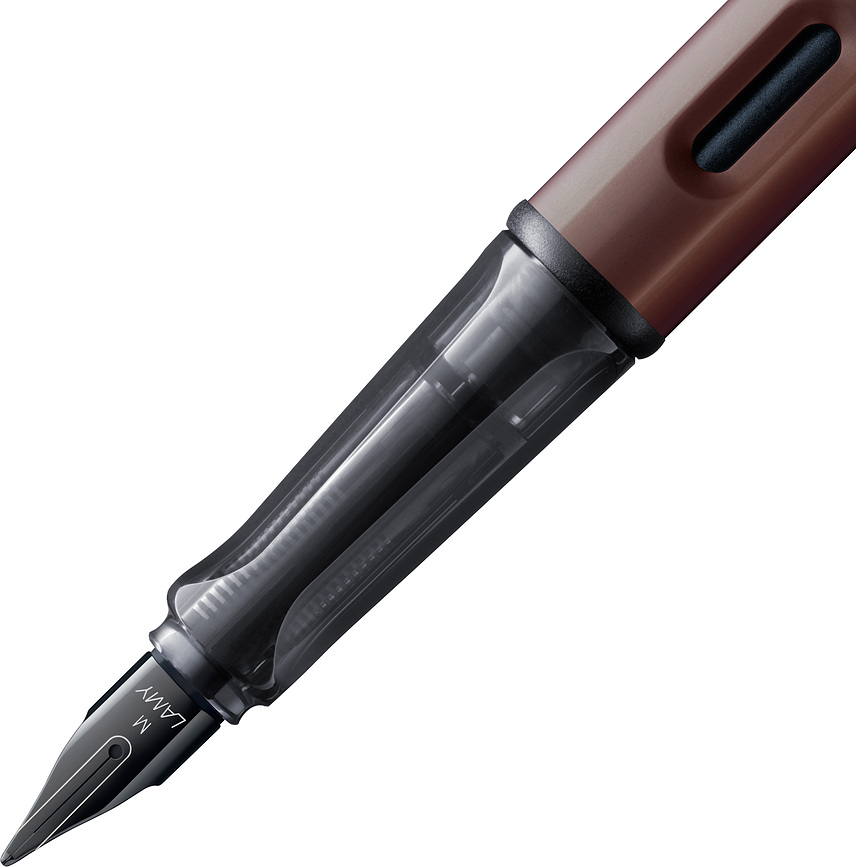 Pluma Estilográfica Lamy LX, plumín B, burdeos