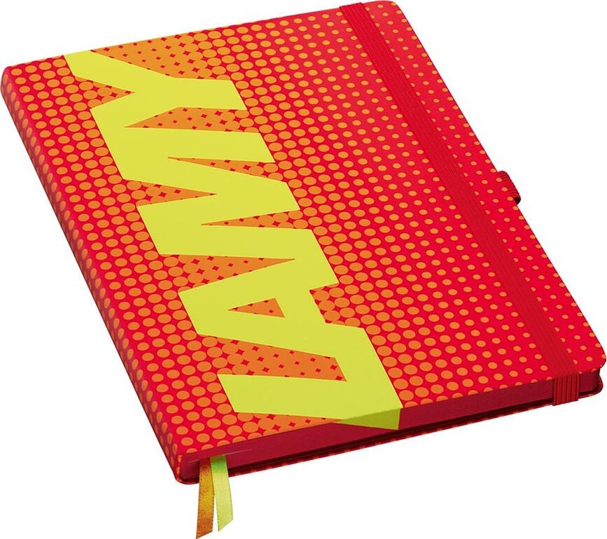 Pluma Estilográfica y Cuaderno AL-star F, rojo, con plumines intercambiables, Set de 3 piezas