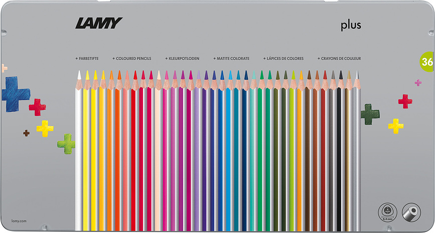 Plus Crayons de Couleur, boîte métallique