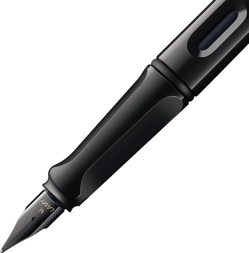 Safari Nalivpero F crno sa 6 prstenova u boji