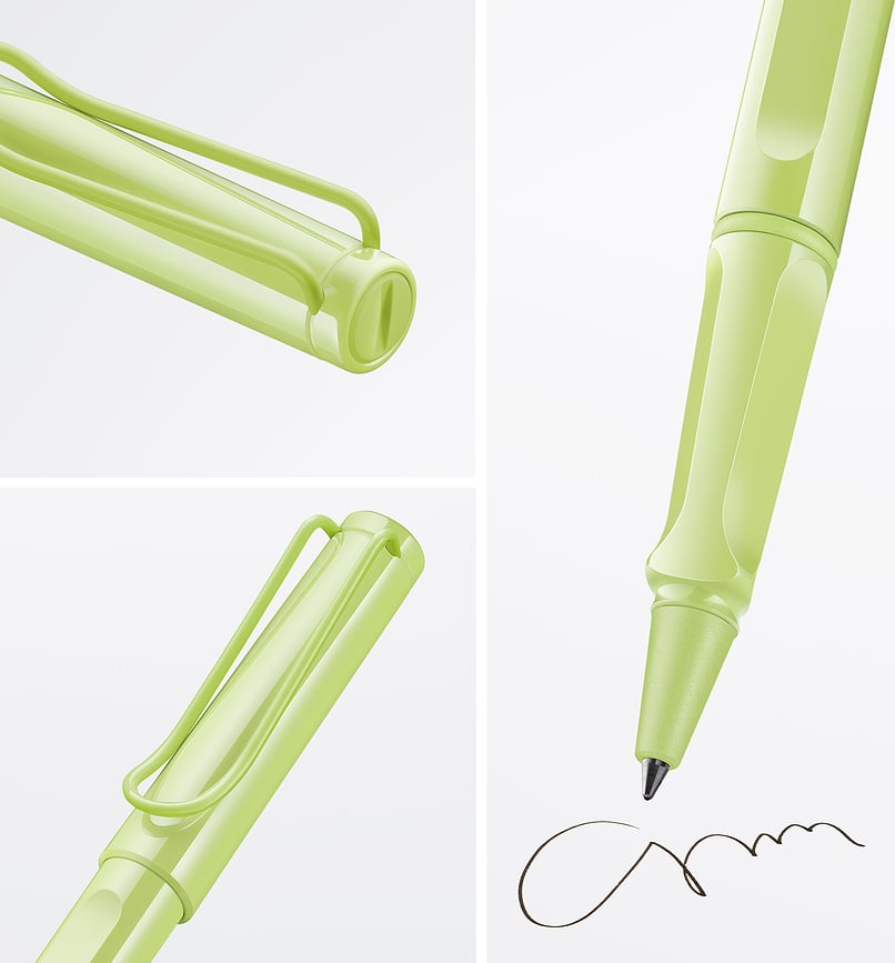 Safari Roller Olovka zelena M s plavim uloškom