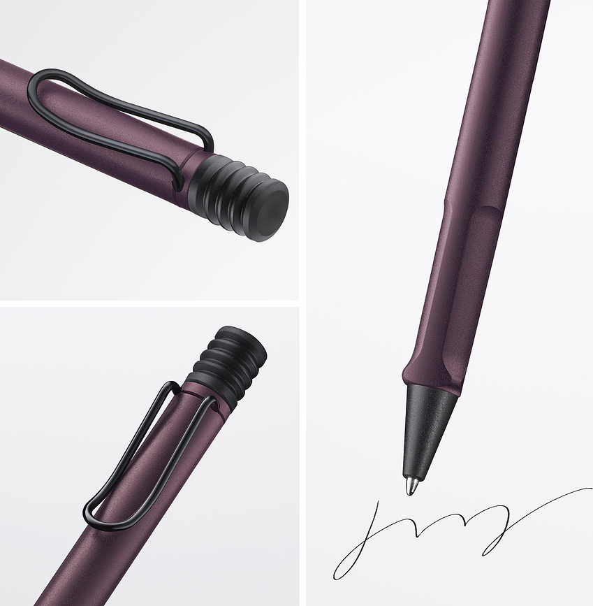 Safari Stylo Bille, corail, encre noire