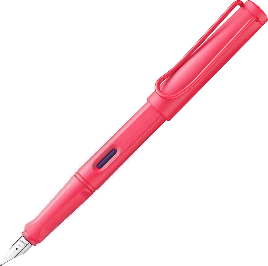 Safari Stylo Bille, pointe M, corail