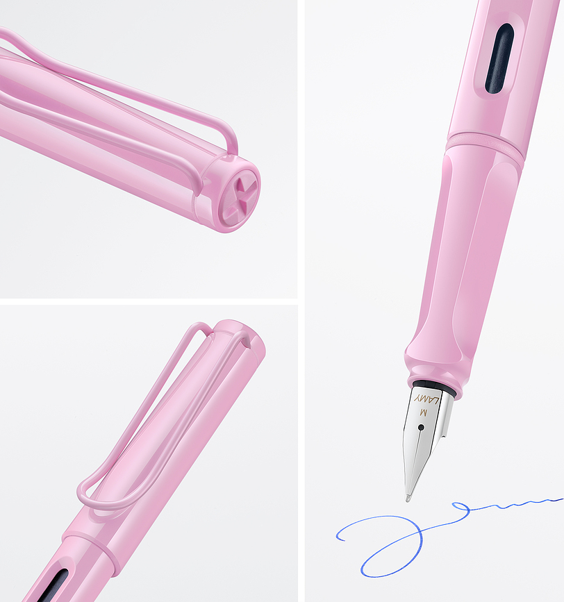 Safari Stylo-Plume M, rose clair