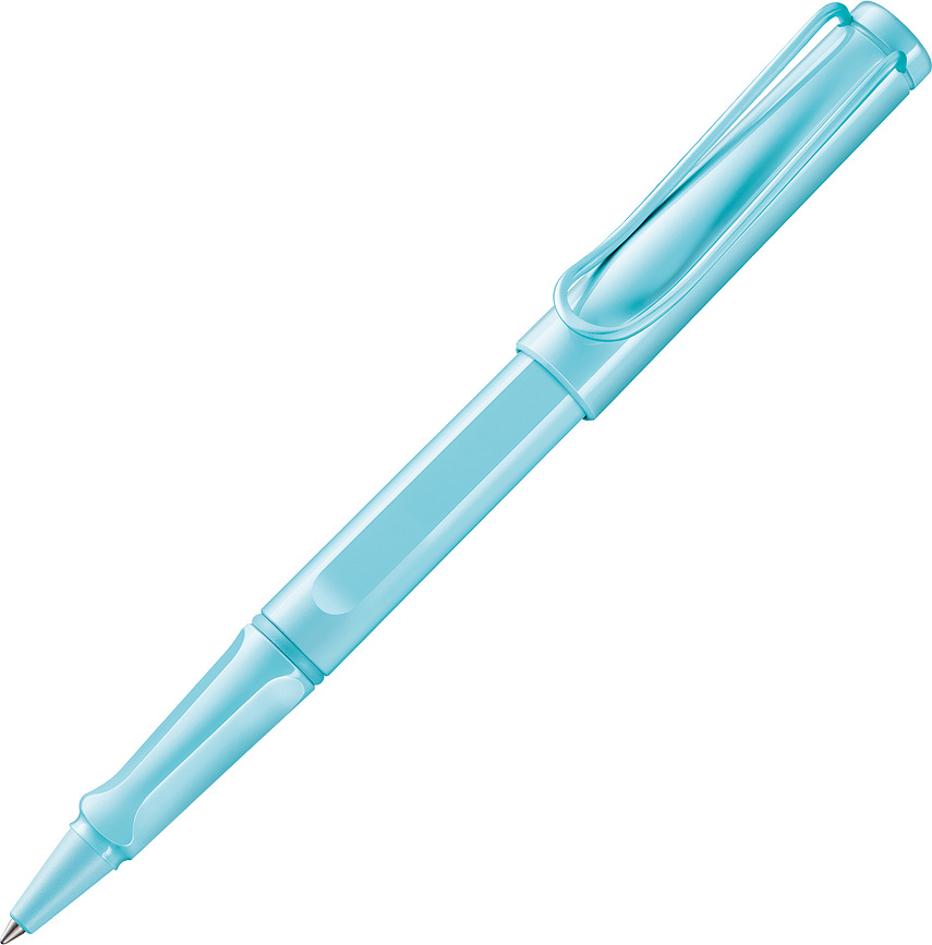 Safari Stylo Roller M, bleu clair, avec encre bleue