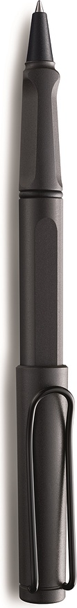 Safari Stylo Roller, noir mat, avec recharge bleue