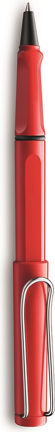 Safari Stylo Roller rouge, avec encre bleue