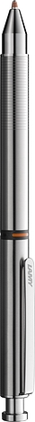 St Tri Multipen silberfarben Kugelschreiber in 2 Farben mit Bleistift-Funktion