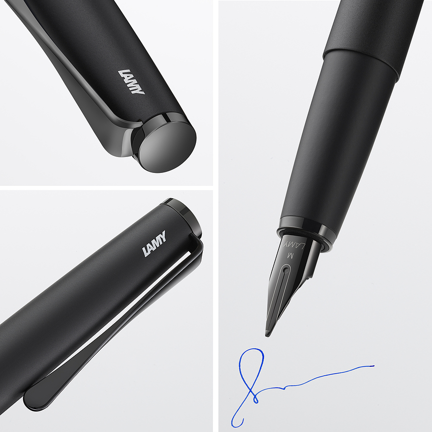 Studio B Stylo plume avec convertisseur, noir