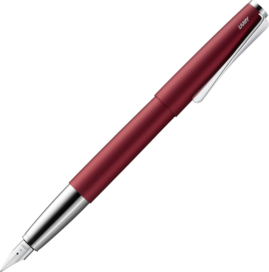 Studio B Stylo Plume avec convertisseur, rouge foncé