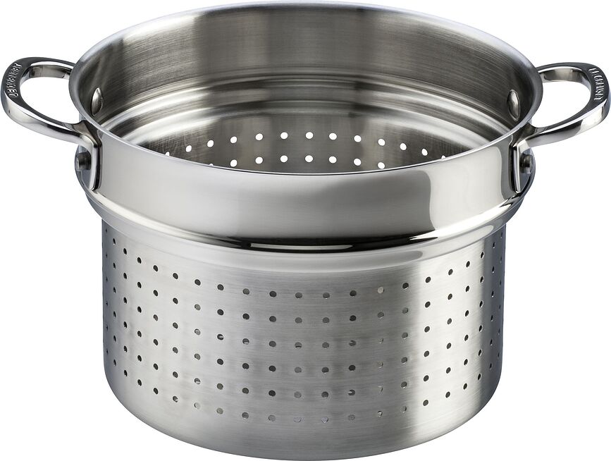 3-ply Plus Lonec s parnim vložkom in vložkom za testenine, 26 cm