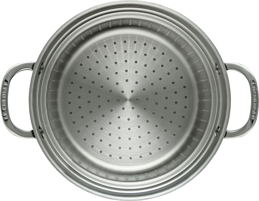 3-ply Plus Lonec s parnim vložkom in vložkom za testenine, 26 cm