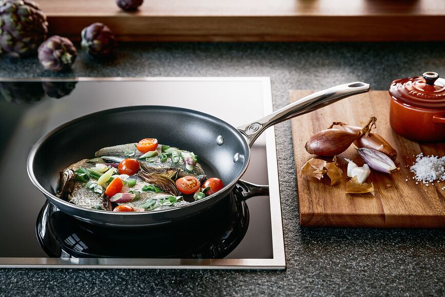 3-ply Plus Poêle antiadhésive, peu profonde, 26 cm