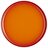 Assiette plate 27 cm, orange flamboyant