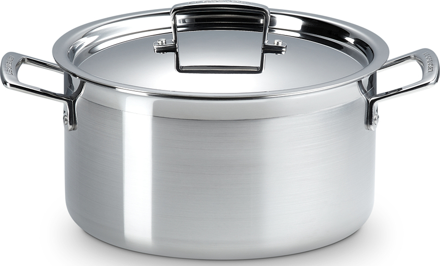 Batterie de Cuisine 3 plis, avec Marmite, Casserole et Poêle, Set 3 pièces