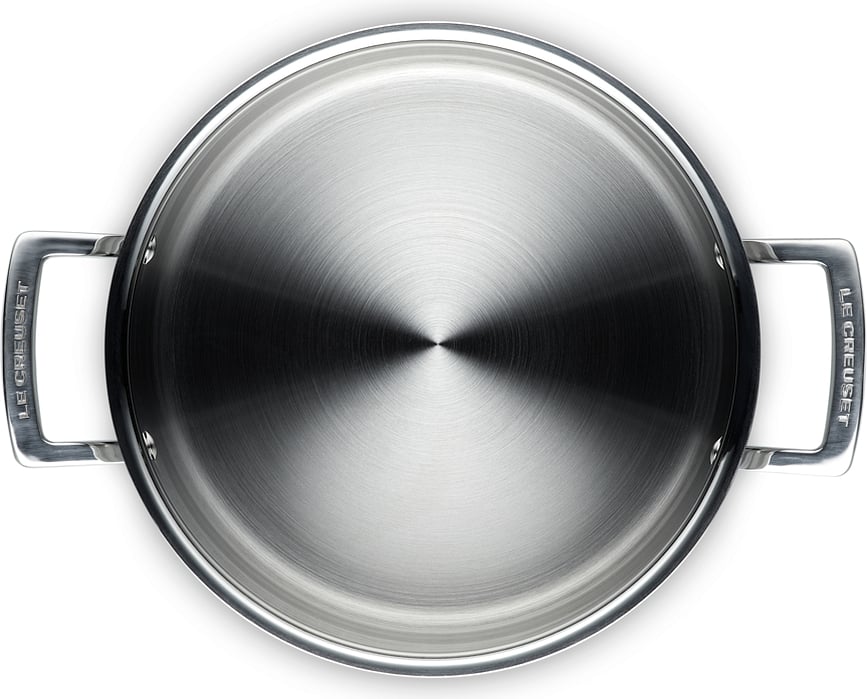 Batterie de Cuisine 3 plis, avec Marmite, Casserole et Poêle, Set 3 pièces