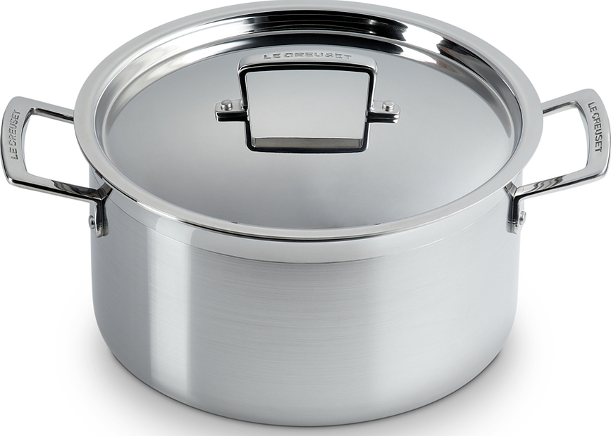 Batterie de Cuisine 3 plis, avec Marmite, Casserole et Poêle, Set 3 pièces