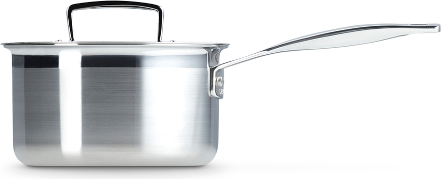 Batterie de Cuisine 3 plis, avec Marmite, Casserole et Poêle, Set 3 pièces