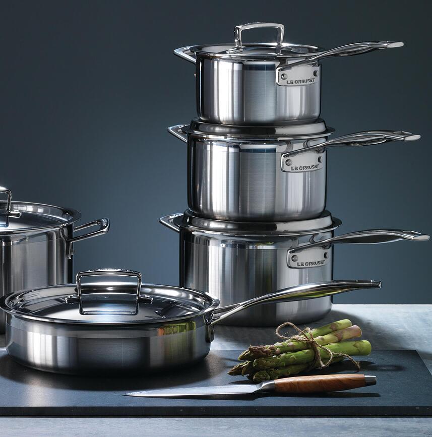 Batterie de Cuisine Triple Épaisseur, Set 3 pièces