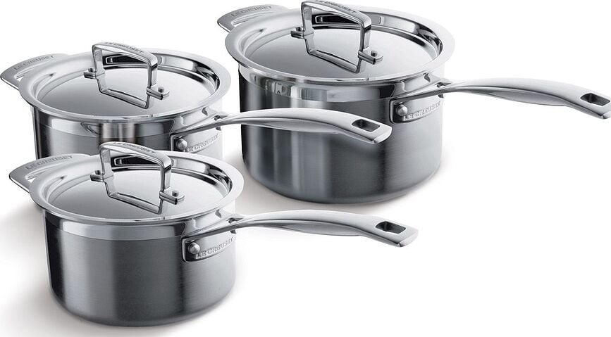 Batterie de Cuisine Triple Épaisseur, Set 3 pièces