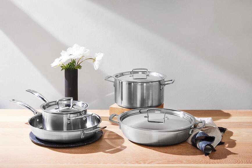 Batterie de Cuisine triple épaisseur, Set 5 pièces