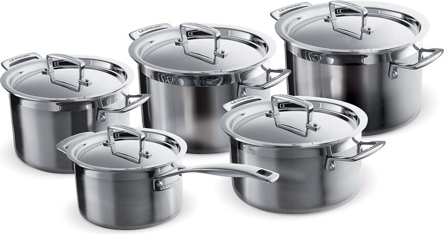 Batterie de Cuisine triple épaisseur, Set 5 pièces