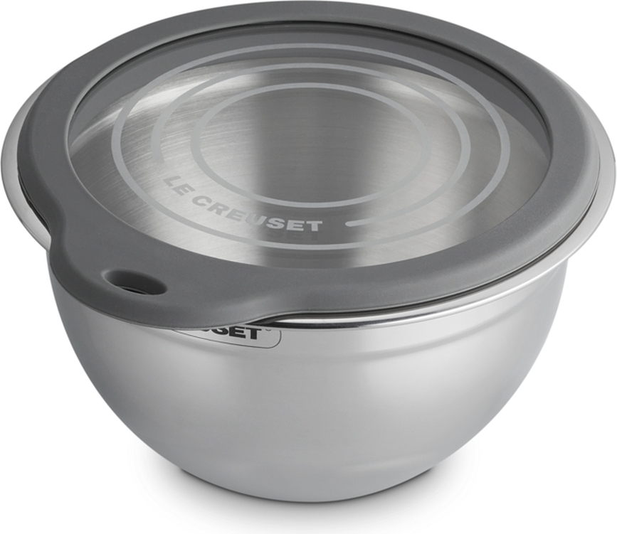 BBQ Outdoor Kuhinjska posoda, 27 cm, jeklena, s steklenim pokrovom