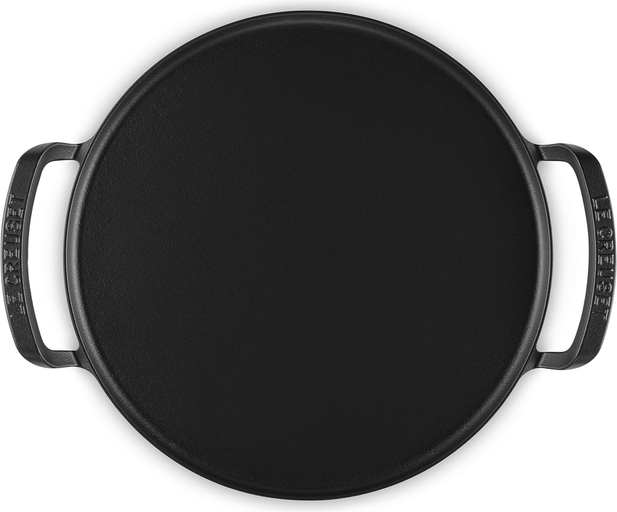 BBQ Outdoor Pleh za pečenje pizze 35 cm crni mat