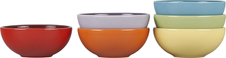 Bļodiņas Le Creuset Rainbow krāsainas 6 gab.