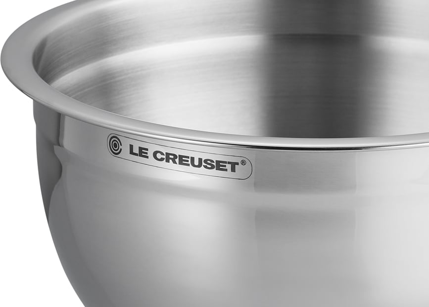 BBQ Outdoor Bol de service avec couvercle en verre, 27 cm, en acier