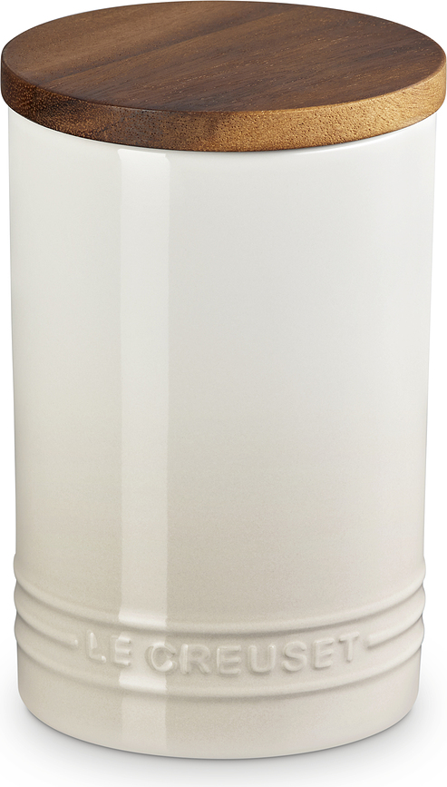 Bote de cocina con tapa de madera Le Creuset, 770 ml