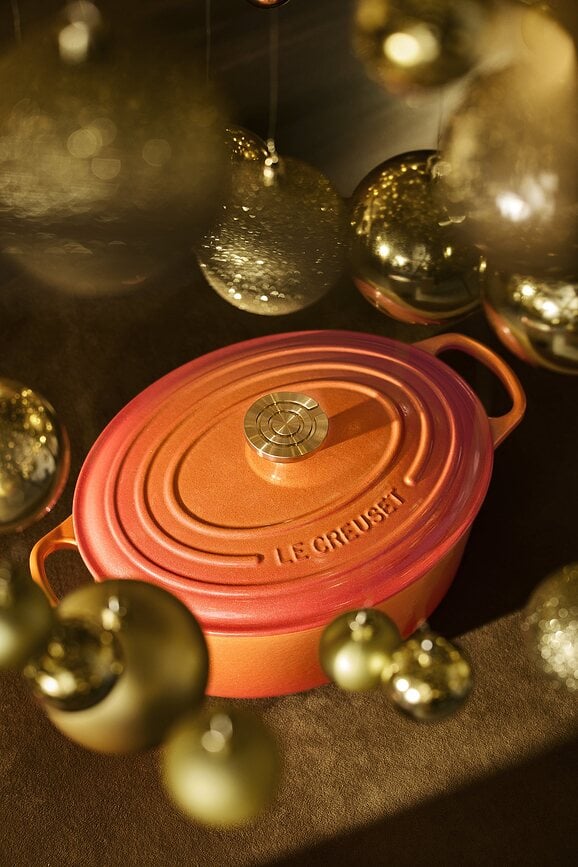 Cacerola ovalada Flamme Dorée, 29 cm, naranja intenso