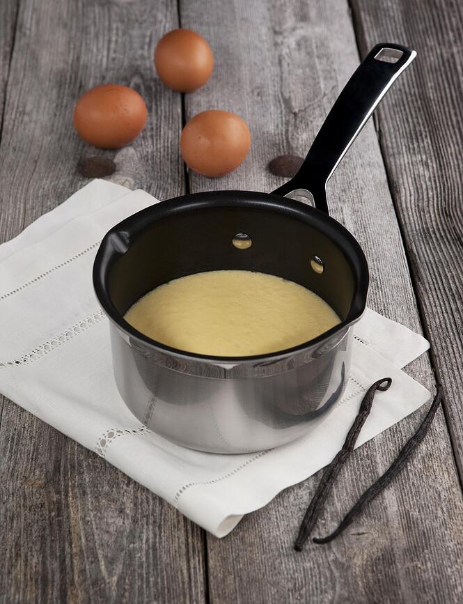 Cazo de triple capa Plus, 14 cm, para leche