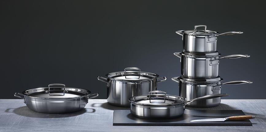 Cazo de triple capa, 16 cm