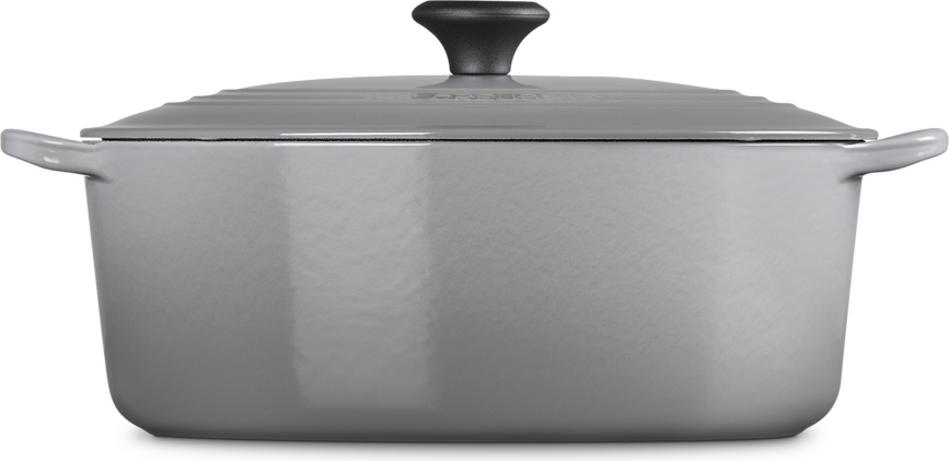 Cocotte ovalada Le Creuset, 31 cm, gris claro