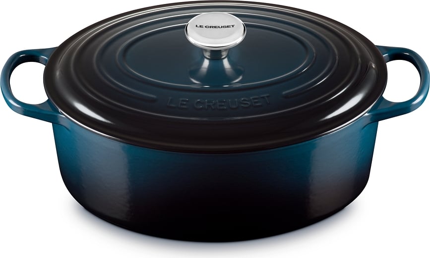 Cazuela ovalada Signature, 31 cm, azul marino