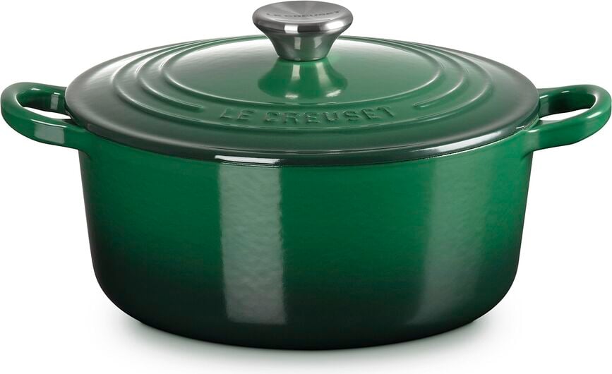 Cazuela redonda Juniper, 22 cm, verde oscuro