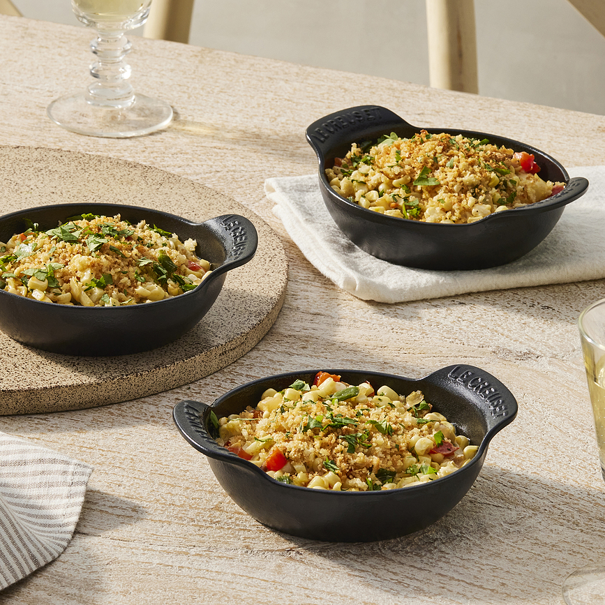 Cazuelas de hierro fundido Le Creuset Gourmand, 13 cm, 4 unidades