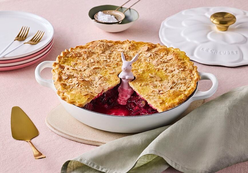 Cheminée à gâteau Le Creuset Bunny quartz rose