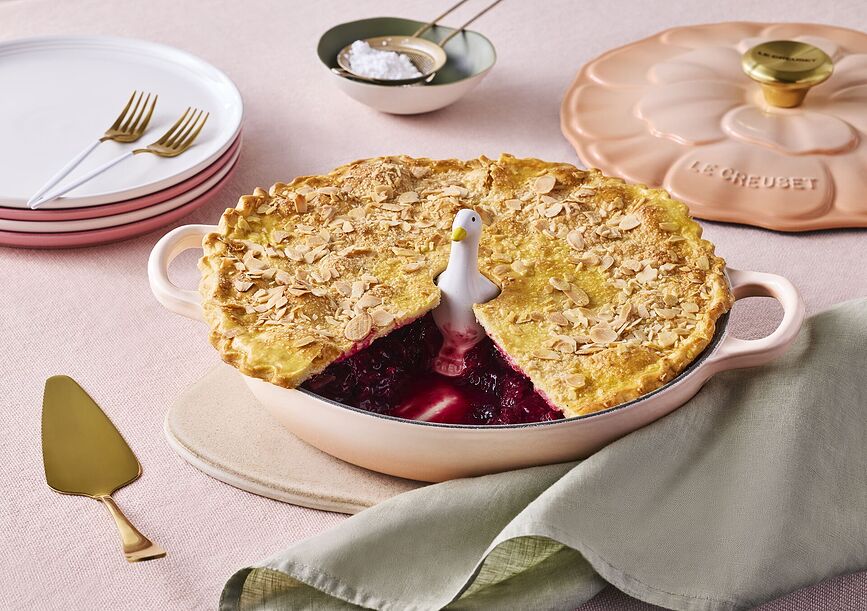 Cheminée à gâteau Le Creuset Duck, blanche