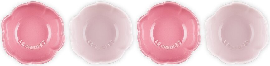 Ciotole Le Creuset Petal 160 ml, tonalità di rosa, 4 pz.