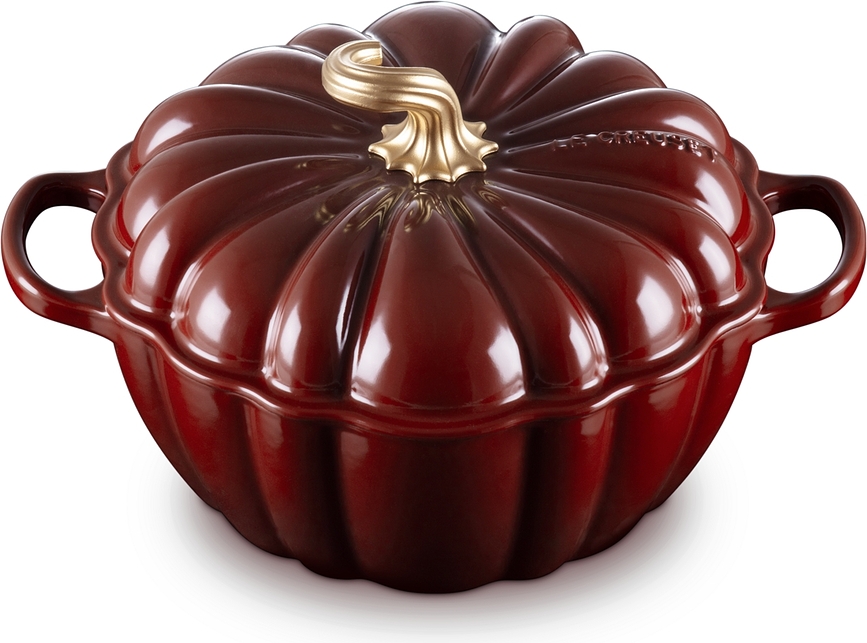 Cocotte Calabaza Le Creuset Halloween, 3,7 L, borgoña