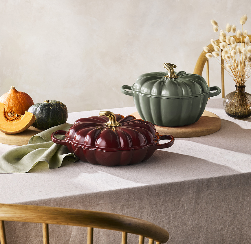 Cocotte Calabaza Le Creuset Halloween, 3,7 L, borgoña
