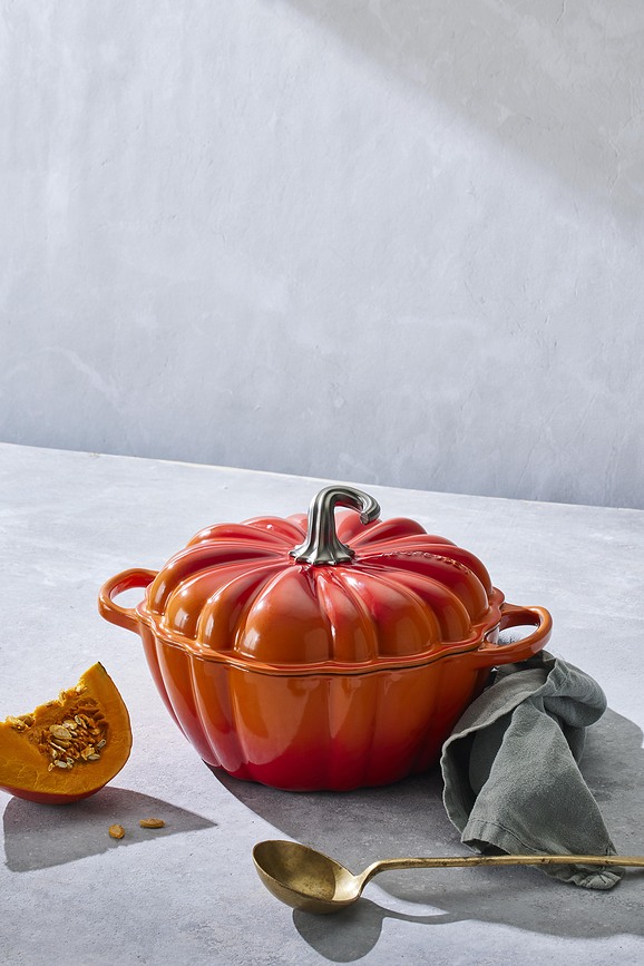 Cocotte Calabaza Le Creuset Halloween, 3,7 L, borgoña