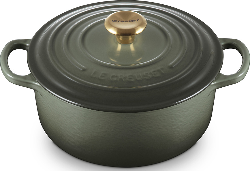 Cocotte Signature, 20 cm, color tomillo