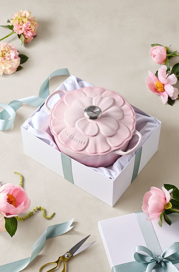 Cocotte Signature Petal 26 cm, blanche