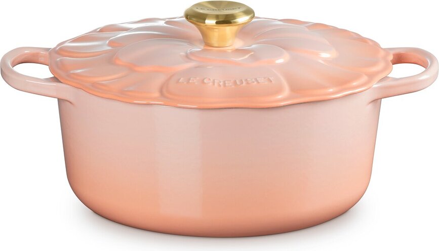 Cocotte Signature Petal 26 cm, blanche